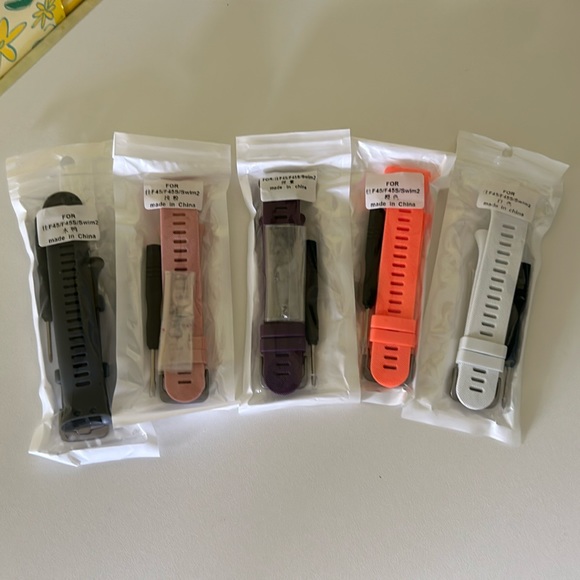 GARMIN SWIM 2 WATCH with Brand New Garmin F45, F45S, and SWIM 2 Watch Bands - Picture 3 of 11